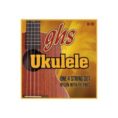 GHS Ukulele Strings Hawaiian Ukulele H-10 Concert/Soprano - set of 4