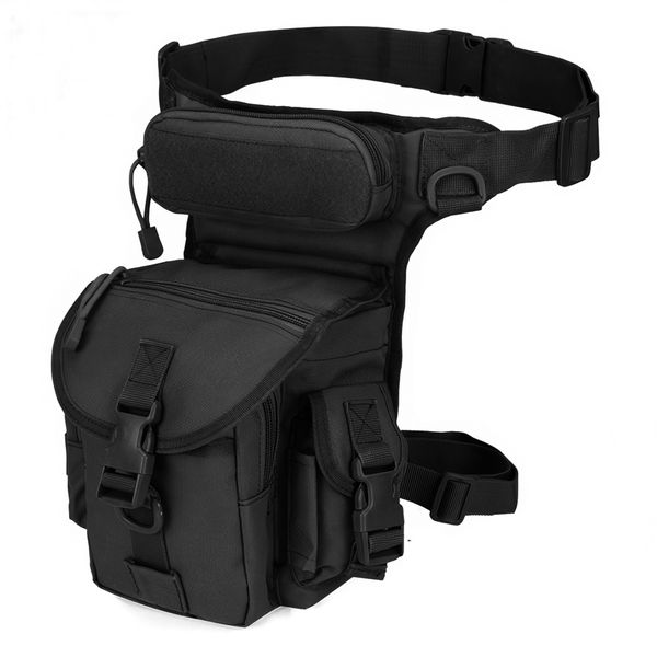 Durable Waterproof Polyester Tactical Waist Bag for Outdoor Sports