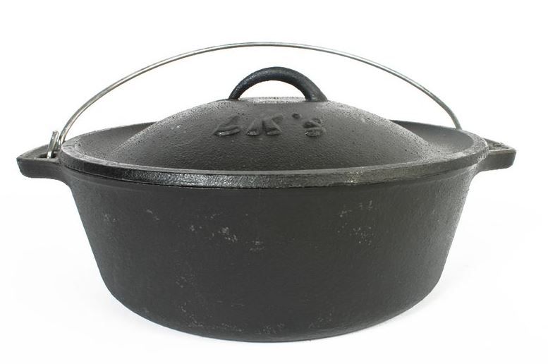 LK's - Cast Iron Bake Pot No 10 - Size 3.0 Litre