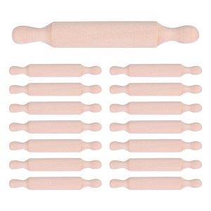 Wooden Mini Rolling Pin Long Kitchen Baking Rolling Pin- 6 Inches
