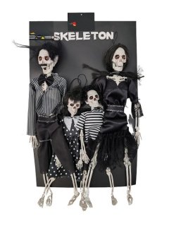 Skeleton Halloween Family - 4 Piece - Umlozi