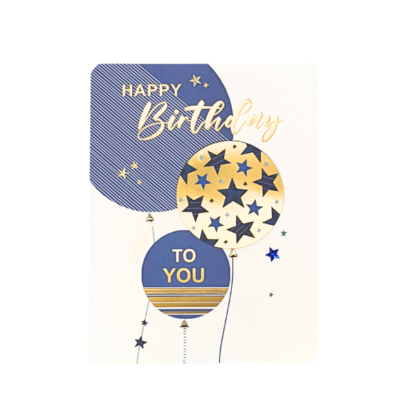 Gigantic card - Happy Birthday to You - Balloons