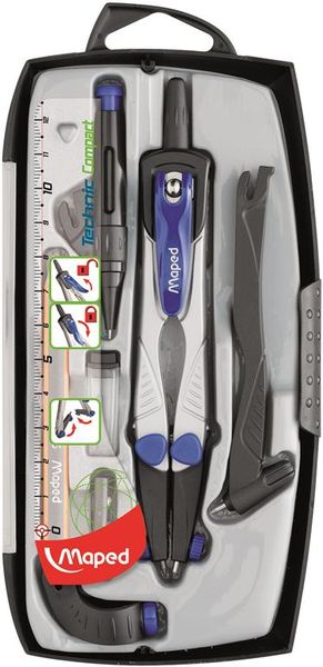 Maped Technic Compact Compass - 7 Piece