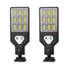 LED Solar Induction Wall Lamp with Remote - Pack of 2