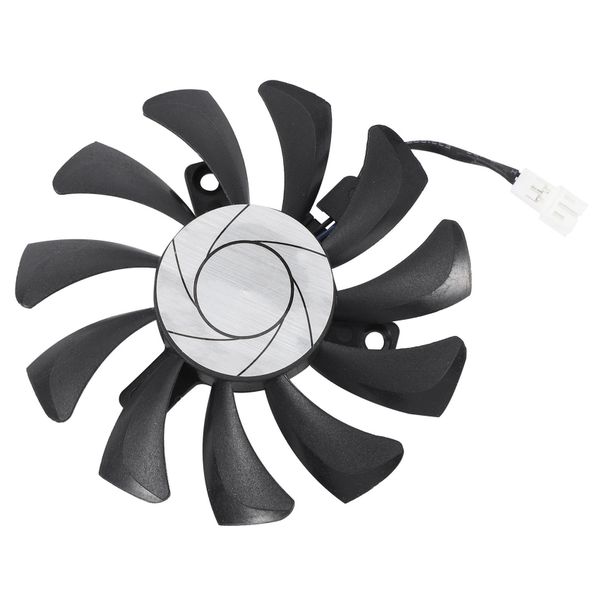 Ha8010H12F-Z 75Mm 2Pin Gtx1050Ti Gpu Cooler Dual Fan For Msi(2Pcs)