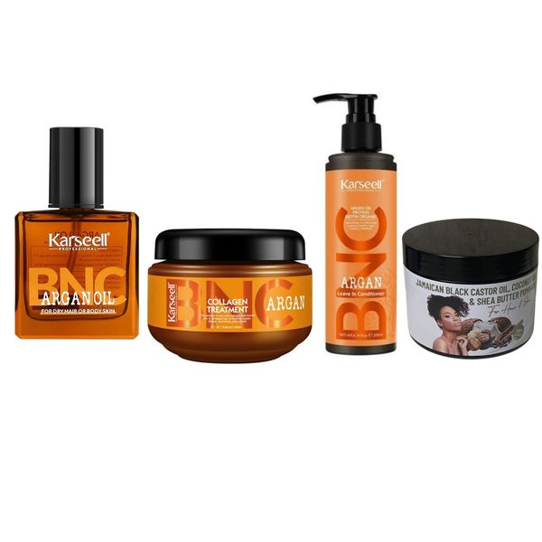 Karseell BNC Argan Collagen Hair Mask, Oil, Leave-in Conditioner &amp; Butter