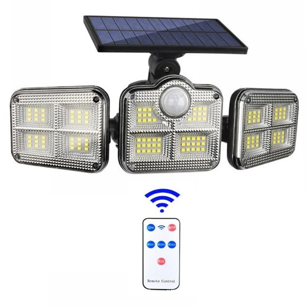 JD 3 Panel Solar Powered Sensor light Motion Sensor Wireless