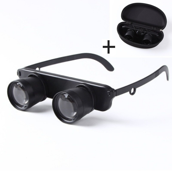 3 In 1 Binoculars Portable Fishing Magnifying Glass Mounted Binoculars