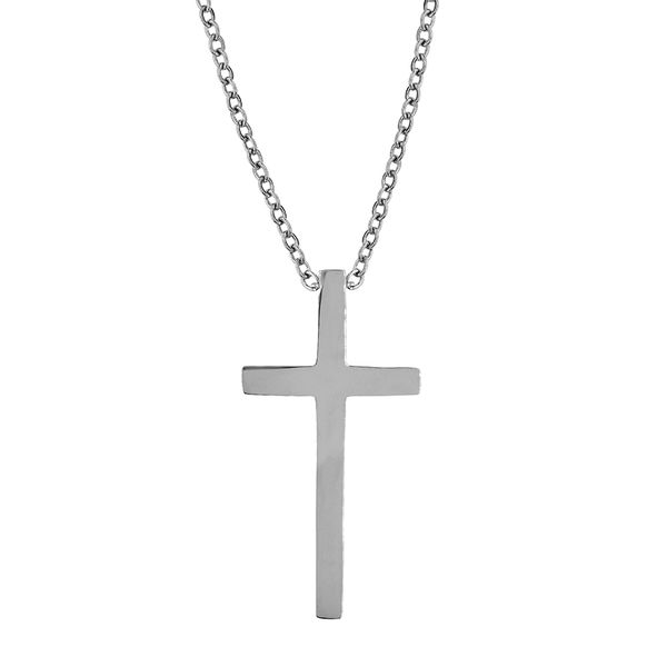 Steel My Heart Waterproof Cross Stainless Steel Necklace
