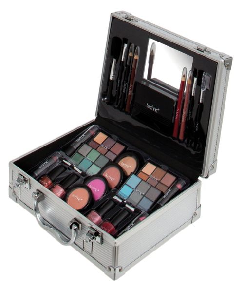 Technic Large 45 Piece Beauty Case With Makeup Set