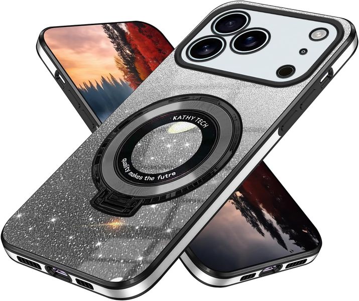 Magnetic Glitter Phone Case Compatible With iPhone 17 Pro Max