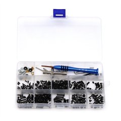Screw Fastener Kit Tool Box for WLtoys RC Car Spare Parts - M2 M2.5 M3