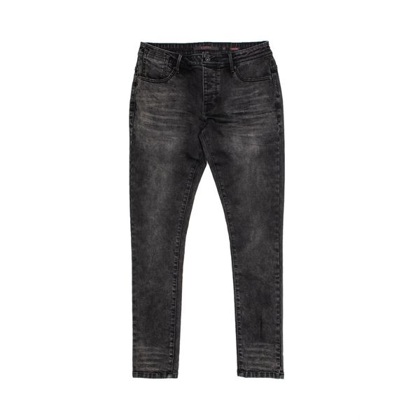 Cutty Cshot Men's Charcoal Denim Skinny Jeans