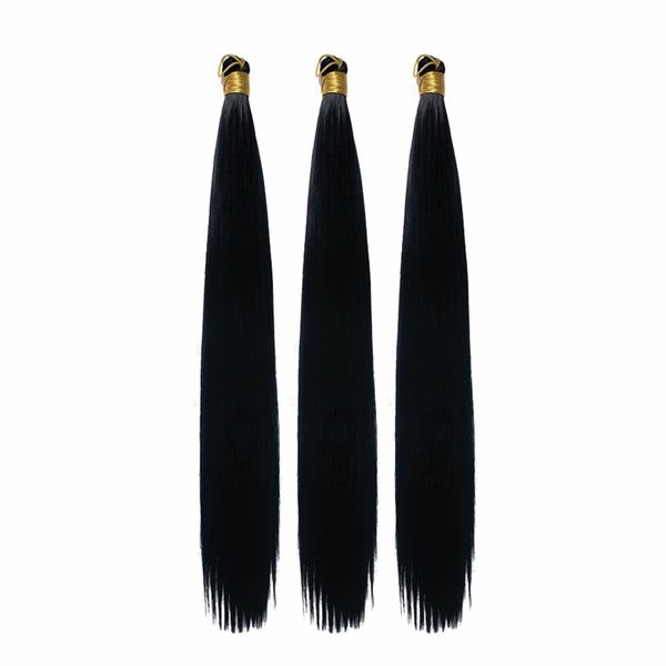 Hairpiece bone straight Hair 3 bundles 28 inch
