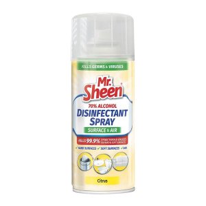Mr Sheen Disinfectant Spray Surface And Air Citrus 500Ml