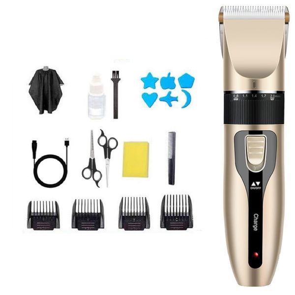Hair Clippers Trimmers Set , Beard Trimmer, Electric Razor &amp; Shaver - Gold