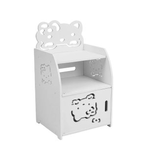 Awesome Wooden Kids Bedside Cabinet Children's Bedroom Bookshelf