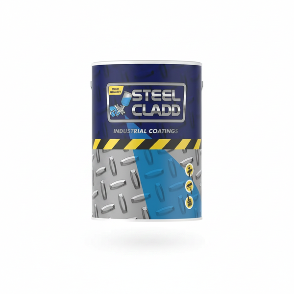 Steel Cladd Quick Dry Gloss Enamel Paint - Grey 5L for Metal Surfaces