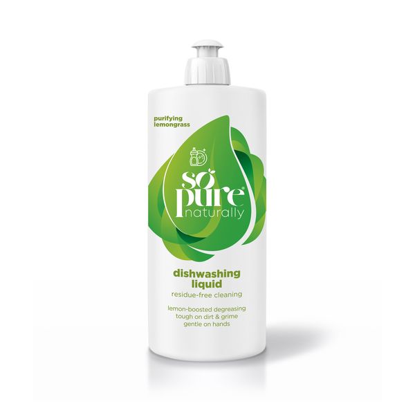 SoPure Natural Eco-Friendly Dishwashing Liquid Soap 500ml