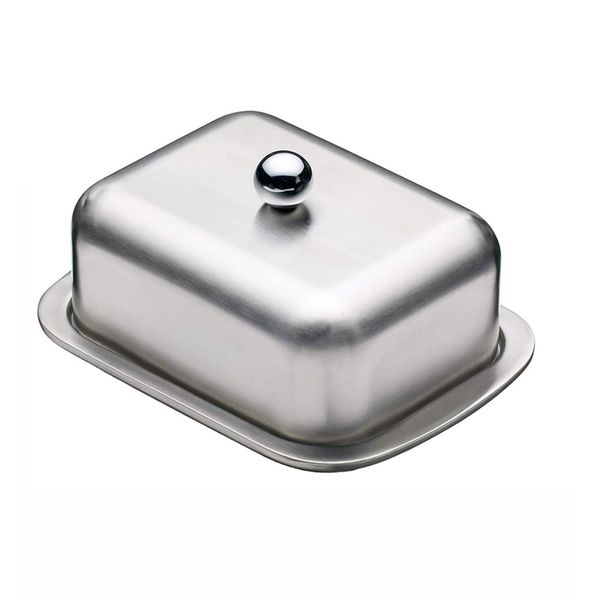 Stainless Steel Butter Dish with Lid Fridge Butter Butter