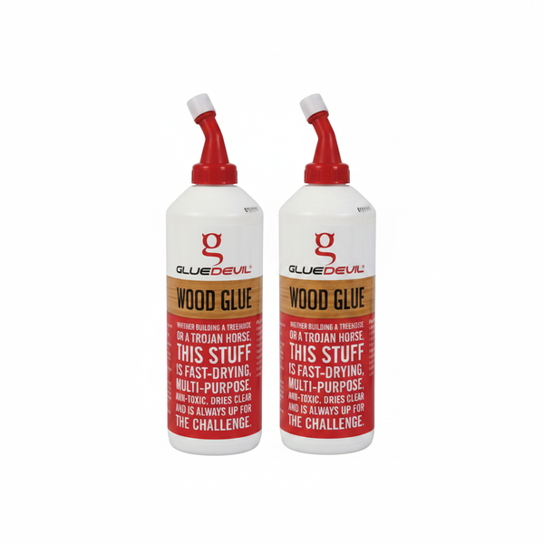 Glue Devil - Wood Glue 500ml - Versatile Adhesive for Woodworking - 2 Pack