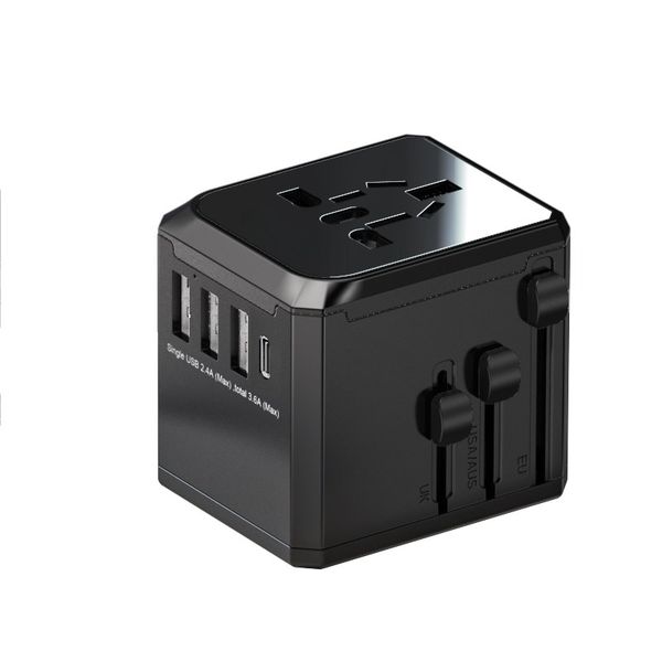 Universal Worldwide Power Adapter MC10 | EU UK US AU Plugs + 3 USB &amp; USB-C