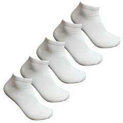 Undeez Girsl White Cotton School Sport Socks