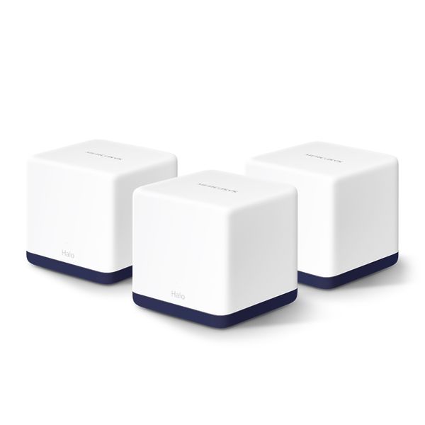 Mercusys Halo H50G AC1900 Mesh Wi-Fi System 3-Pack,Dual-Band, Gigabit Ports