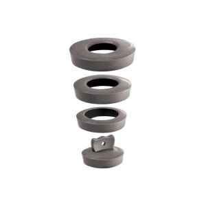 Wirquin - Universal Basin / Sink Plug - Grey - 10 Pack