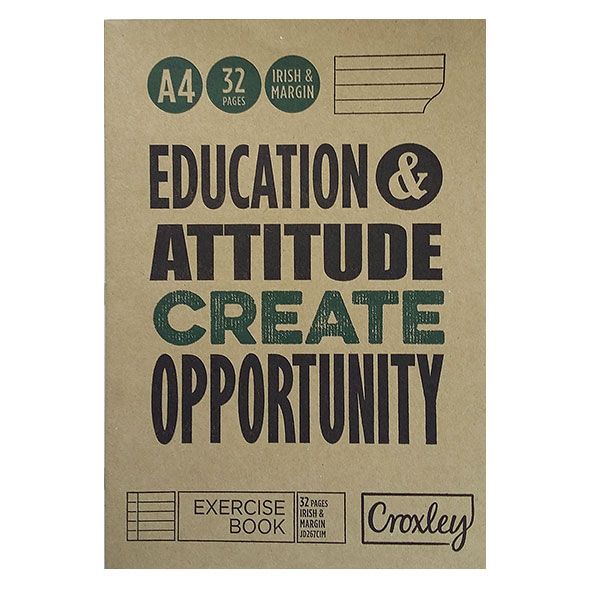 Croxley JD267 32 Page A4 I&amp;M Exercise Book (20 Pack)