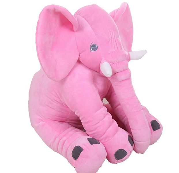 Totland Elephant Plush Pillow - Purple (40cm)