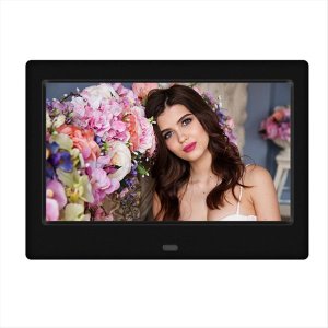7 Inch Hd Digital Photo Frame 800X480 With Remote Control-Us Plug B