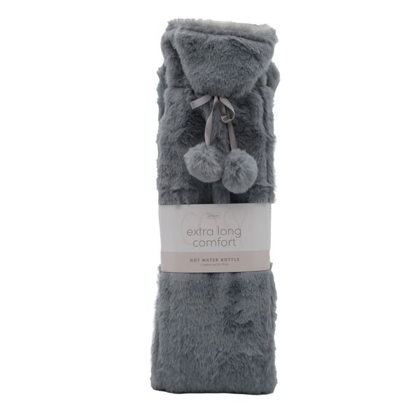 Jenam Extra Long 2L Hot Water Bottle with Plush Cover - 77cm