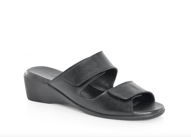 Green Cross Women Double Self-Fastening Strap Sandal