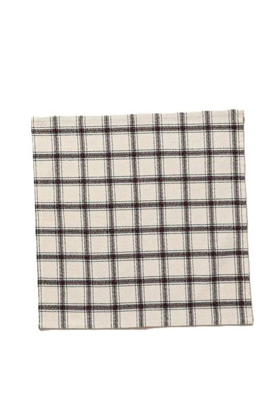 Opulent Check Festive Napkin