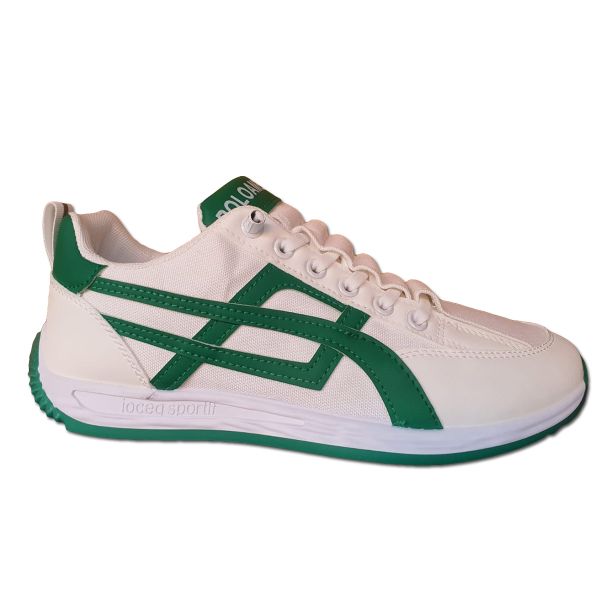 Mens casual shoes with stripe design