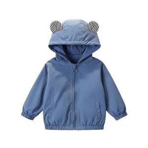 Blue Critter Hooded Jacket for Boys