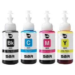SBR Epson T664 Compatible ink Multipack - All Colors