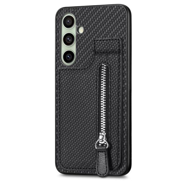 Zippered Fiber Phone Case Compatible With Galaxy A16