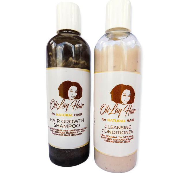 250 ml OhLay Hair Growth Shampoo x Cleansing Conditioner