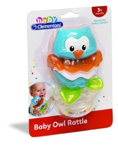Clementoni - Baby Owl Rattle