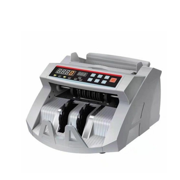 White Accurate Quality Money Counter with Detector Counterfeit