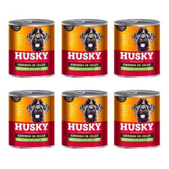 Husky Chunks In Jelly Lamb - 6 x 775g