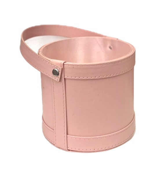 Round Leather Box