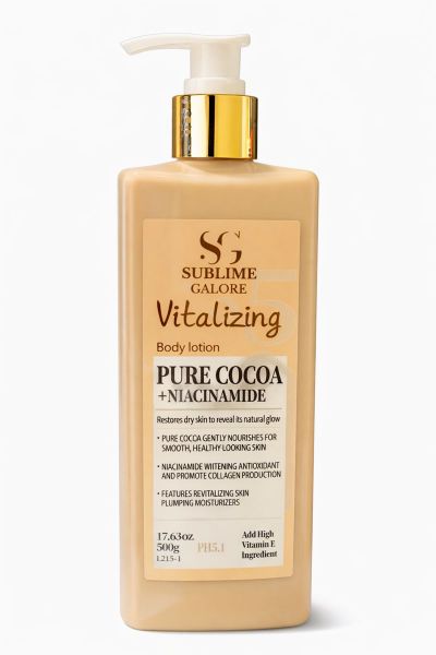Sublime Galore Vitalizing Body Lotion - Pure Cocoa &amp; Niacinamide (500ml)