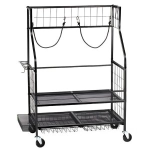 Golf Storage Rack Golf Bag Storage and Organizer for Garage Shed Basement