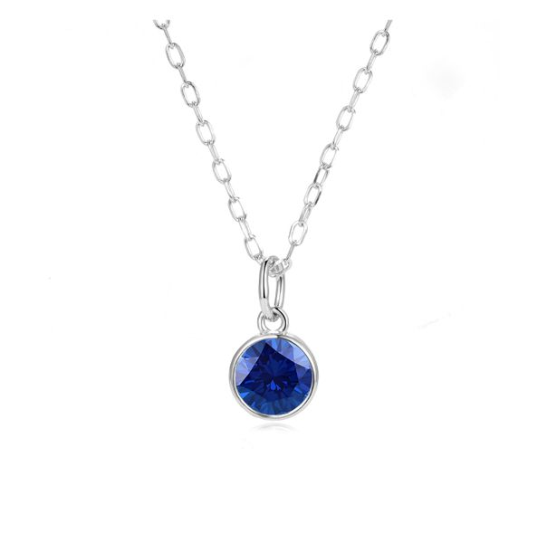 Crystalize 925 Silver September Birthstone Necklace with Swarovski Crystal