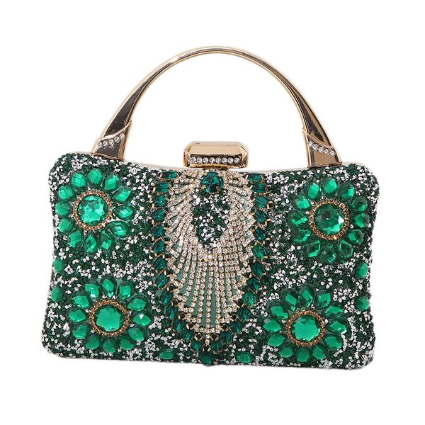 ZELTRYN New European and American Metal Handheld Evening Bag