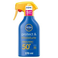 NIVEA SUN Protect &amp; Moisture SPF50+ Sunscreen - 270ml