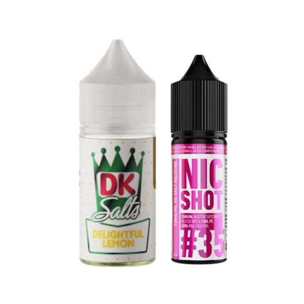 Donut King 30ml E-liquid 35MG Juice - Delightful Lemon